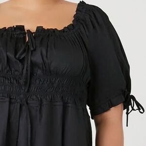 Forever 21 Black Long Sleeve Dress